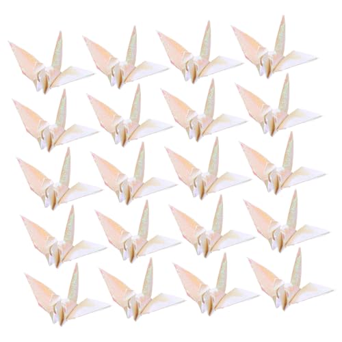 Grues en papier origami pliées main Housoutil par 100