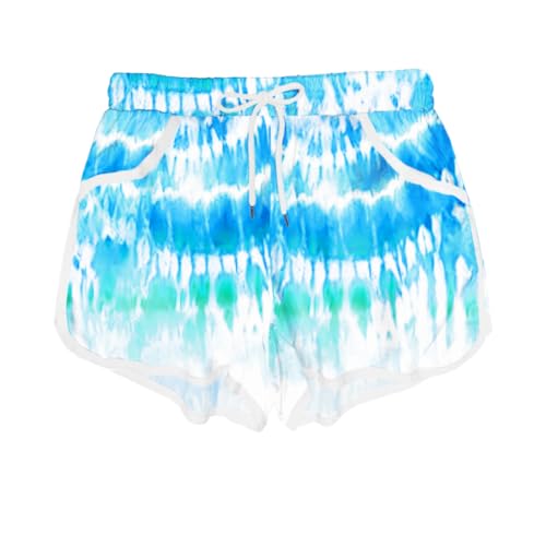 Image of Deerose Kids Hawaiian Swim Board Shorts Quick Dry Active Swim Trunk 5-14 Years