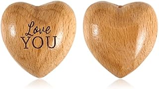 A Little Pocket Hug Heart With Pocket Hug, Wooden Heart Ornament, Isolation Gift, Pocket Hug Token, Thinking of You Gifts, Heart with Word Be Strong Hug Lockdown for Boyfriend Girlfriend Family