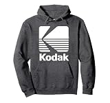 80's Vintage Kodak Logo - White Pullover Hoodie