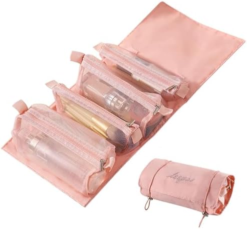 Neceser Mujer Desmontable para Viaje y Maquillaje, con 4 Comparti...