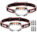 Gritin Linterna Frontal LED, [2 Pack] Linterna Cabeza COB Super Brillante con 3 Modos, Ligera y Impermeable para Correr, Acampar, Pescar, Ciclismo