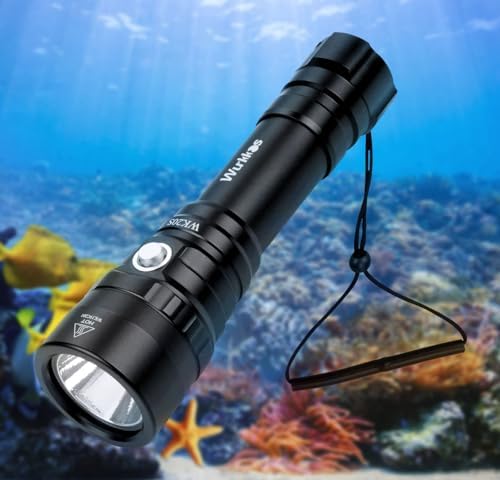 Wurkkos WK20S Scuba Diving Flashlight, 2000 Lumen Dive Flashlight