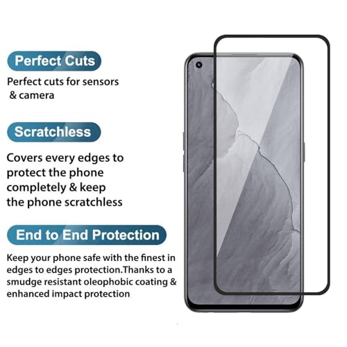Image of HD Tempered Glass Screen Protector Compatible For Realme GT, GT master With Edge To Edge Coverage And Easy Installation Kit