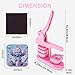 MECOLOUR Square Button Maker Machine with 50 Sets of Button Supplies&50 Sets of Fridge Magnet Maker Supplies,2*2 inch(50*50mm) Pin Maker Machine for DIY Personalized Buttons Children DIY Gift(Pink)