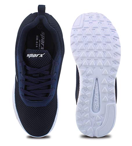 Image of SPARX Mens SM 414 | Enhanced Durability & Soft Cushion | Blue Walking Shoe - 8 UK (SM 414)