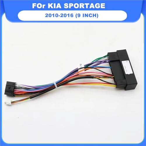 Ramka do radia Rama panelu radia Pasuje do KIA SPORTAGE 2010-2016 Panel odtwarzacza stereo 9 cali Ramka radia samochodowego Podwójna rama DIN