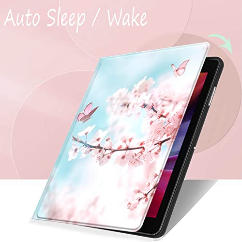 Ipad Mini 5 Case, Ipad Mini 4 Case, Feams Pu Leather Shockproof Shell Stand Smart Cover With Auto Wake/Sleep For Ipad Mini 5Th Gen 2019/Ipad Mini 4 2015 7.9 Inch Tablet, Plum Blossom #TOP2
