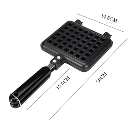 PEPLAYTAL Waffel Und Kuchenbackform Aus Aluminiumlegierung Antihaftbeschichtung Für Kreative Waffeln Und Kuchen Für Heimische Küche Und Kleine Räume – Bild 5