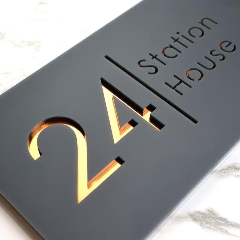 HomeEcho Personalized Waterproof Luxury Door Name Plates for Home Entrance (15x30 Cm) with 3D Letters- Ideal for Home, Office and Outdoor Entrances With Stainless Steel Screws || Door name plates (B0D2TTL36C) Amazon Price History, Amazon Price Tracker