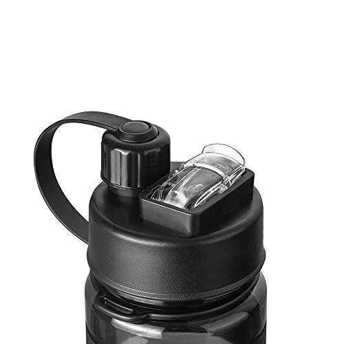 GARRAFA PLÁSTICA INVICTUS LIQUID - PRETA