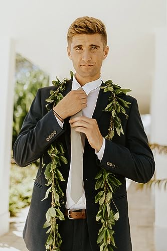 Image of DAZI Men's Skinny Tie, Cotton Wool Linen Necktie, Great for Weddings, Groom, Groomsmen, Missions, Dances, Gifts.