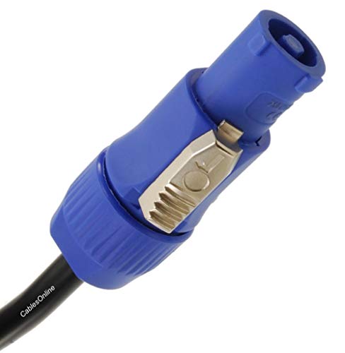 Cable de puente PowerCon de 3 pies ideal para conectar racks de escenario 3