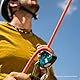 PETZL - Sicherungsgerät GRIGRI - Blockierunterstützung durch Klemmnocken, RED/ORANGE, Kompatibel mit Allen dynamischen Einfachseilen von 8,5 bis 11 mm