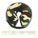 Dog Inflatable Neck Collar, Soft Dog Neck Donut Collar Cones for Small Pet Recovery Protective Cone for for Large Medium Small Cats After Surgery (Camo Hook and Hoop Fasteners S)