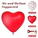 MIAHART 60 Pack Heart Balloons Decorations Kit for Valentine's Day, Wedding, Birthday Party, etc. 60 Pcs Heart Balloons, 4 Ribbons. Red, White. 12 Inch/30cm, 10 Inch/25cm. Latex. Unisex. All Ages.