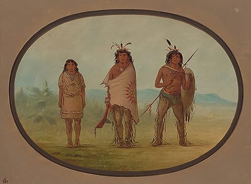 Impression d'art George Catlin pour créer une ambiance ethnique dans votre bureau