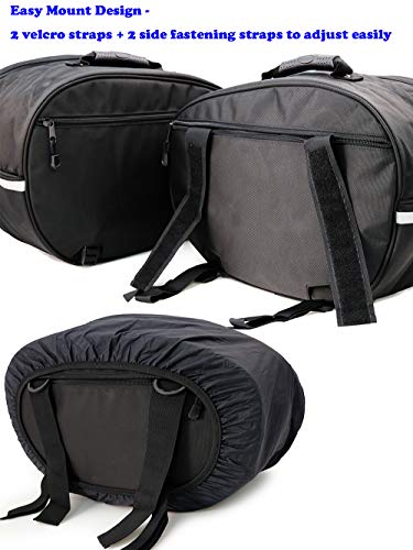 image for Niche 2pcs Deluxe Motorcycle Saddle Bag, Side Bag, Pannier for Street 