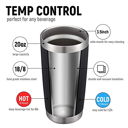 Copo Térmico Aço Inox 600ml Cha Água Cerveja Com Tampa Brastoy (Preto)