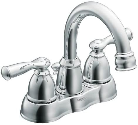 Moen WS84913 Two-Handle High Arc Bathroom Faucet, Chrome