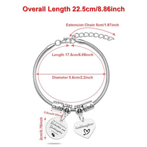 Goddaughter Birthday Gifts Goddaughter Gifts from Godmother Goddaughter Jewelry Birthday Gifts for Goddaughter Inspirational Gifts To My Goddaughter Bracelet Graduation Gift Goddaughter Baptism Gifts3