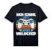 Level High School Unlocked Back to School First Day Gamer Performance T-Shirt