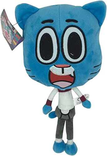 iFii Amazing World Muñeco de Peluche 25cm, Linda Caricatura Mundo Asombroso Darwin Anais Bunny Gumball Muñeco de peluche, juguetes de peluche suaves, regalos de muñecas para niños (Gumball) Cover