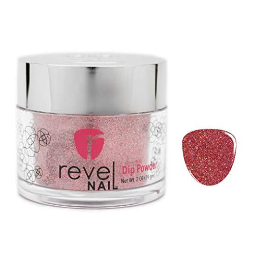 Revel Nail Dip Powder Glitter Colors Extravagant 2 Ounces