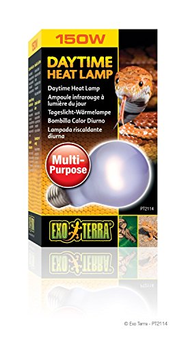 Exo Terra Daytime Heat Lamp, Breitspektrum Tageslichtlampe, A21, 150W, Fassung E27