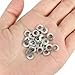 PATIKIL 304 Stainless Steel Flat Washers, 200 Pack M4x8mm Belleville Spring Disc Washer Conical Knurled Metric Gasket for Automotive Industrial Construction