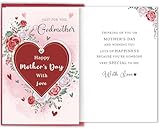 Bablira Thoughtful Godmother Mothers Day Card, Mother's Day Gift for Godmother, Heartfelt Greeting Card from Godchild or Loved One