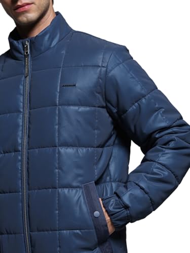 Image of JACK & JONES Men's Polyester Standard Length A-Line Coat
