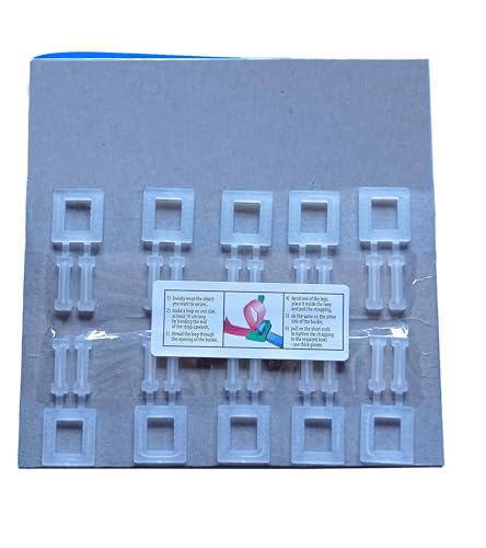 Polypropylene pallet/box strapping kit: 60m x 12mm strapping + 10x plastic buckles - in cardboard dispenser (Blue)