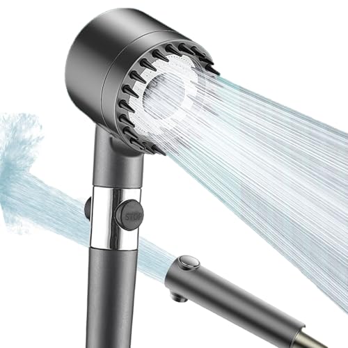 Wuticula SCHS-02 Filtered Shower Head With Handheld High Pressure Rain Shower Head With Massage Function Filters Multiple Spray Modes Shower Head Power Wash For Hard Water Showerhead cover