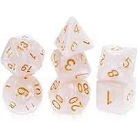 Abeillo Juego de 7 dados DND para Dungeon and Dragons, dados