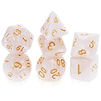 Set De 7 Dés Polyédriques Violet Nébuleuse – Acrylique – D4 à D20 – Pour D&D, Pathfinder, MTG – Double Couleur – Cadeau Joueur