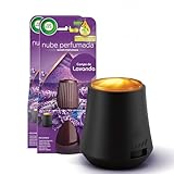 Air Wick Essential Mist Aparato y Recambios de Ambientador Difusor de Aceites Esenciales para Casa con Aroma a Lavanda y Camomila, Multicolor, Pack de 1 Aparato y 2 Recambios