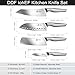 DDF iohEF Kitchen Knife Set, 4 Piece Professional Ultra Sharp Knives Set, Japanese High Carbon Stainless Steel Chef Knife Set for Home and Kitchen