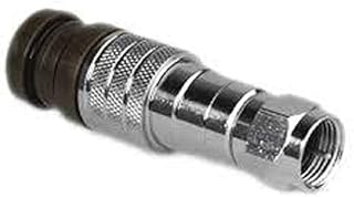 TFC Coaxial Connector QCII Series 11 Universal, Ni, QuickShield TFC-QC2QS-11U-3 Bag of 50