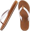 Chanclas ONCAI para mujer con soporte de arco, plantilla tipo yoga, cómodas para playa y caminar, suela de goma, tallas US 5-11 2
