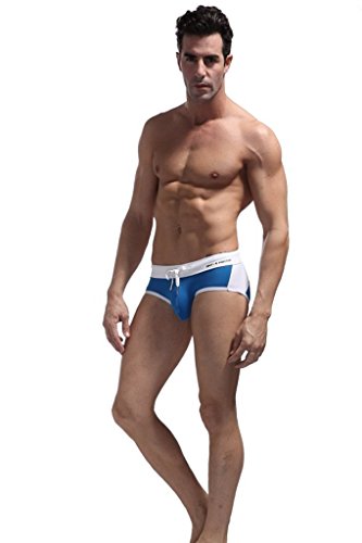 BRAVE PERSON Men's Sexy Color Matching Beach Swimwear Sport Shorts Swim Briefs B1135