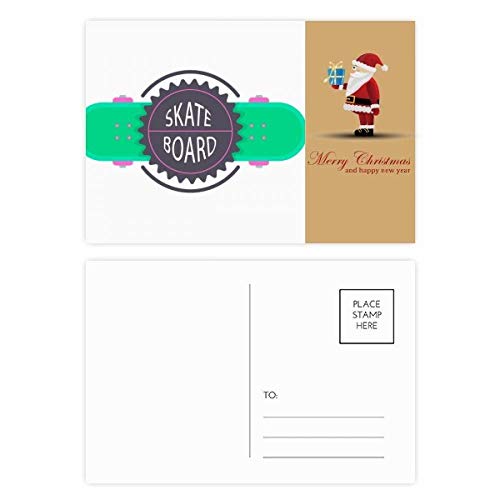 Carte postale skateboard lot de 20 à offrir pour Noël aux fans de moto cross et dessin animé