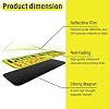 BFXM 4 PCS Student Driver Magnet for Car, New Driver Magnet for Car, Please Be Patient Funny Magnetic Student Driver,Reusable Movable Reflective Safety Warning Bumper Magnets