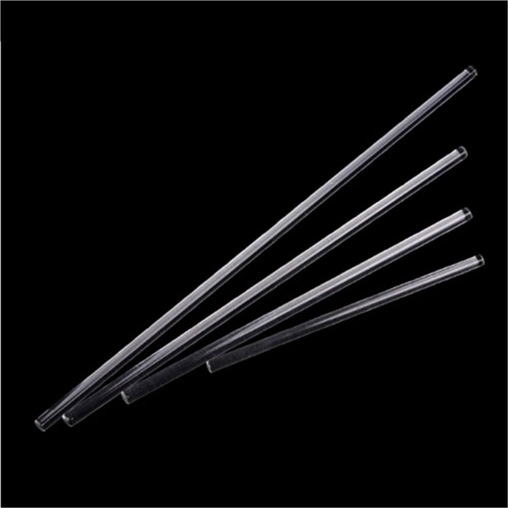 Borosilikatstab 20 Stück Glasstab-Mischwerkzeuge, Länge 15/20/25/30/40 cm Laborglas-Rührstäbe, hochbeständiger Borosilikat-Rührer(10x300mm)