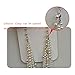 GRACE JUN Multilayer Strand Chain Faux Pearls Flapper Beads Cluster Long Choker Necklace (Gold White Necklace+Pierced Earrings)
