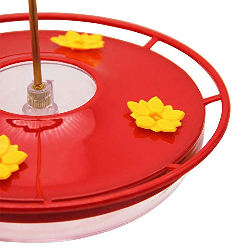 Hummingbird Feeder, Flower Bird Feeder with Feeding Stations for Outdoors (4 Flowers)