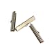 35mm or 1 3/8 inch Ribbon Clamp Crimps with Loop -- Silver