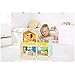 Hape Happy Villa Kids Wooden Doll House Set| 2-Story Dolls Villa with Furniture and Accessories for Kids Age 3 Years and up