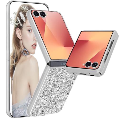 Coque Galaxy Z Flip 7 antichoc intégrale et fine en silicone argent