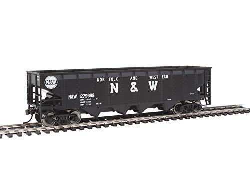 Walthers Trainline 40' Offset Quad Hopper With Metal Wheels Ready To Run N&W #TOP1